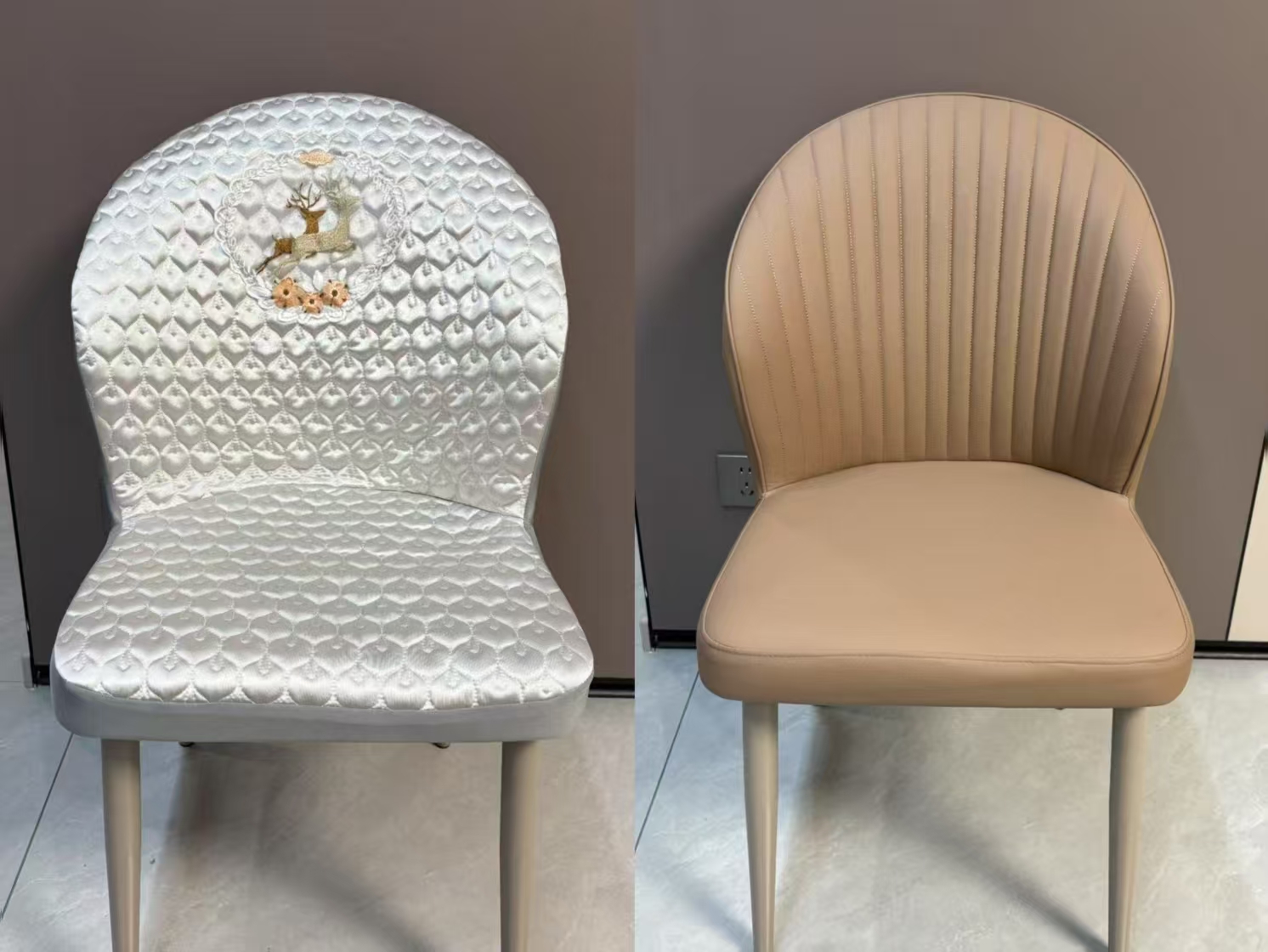 弧形椅子套罩轻奢全包扇形北欧餐厅家用凳子椅套靠背坐垫椅垫