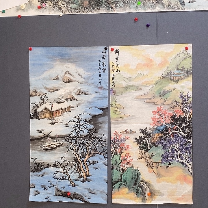 心***1国画50/10王桂元手绘画芯