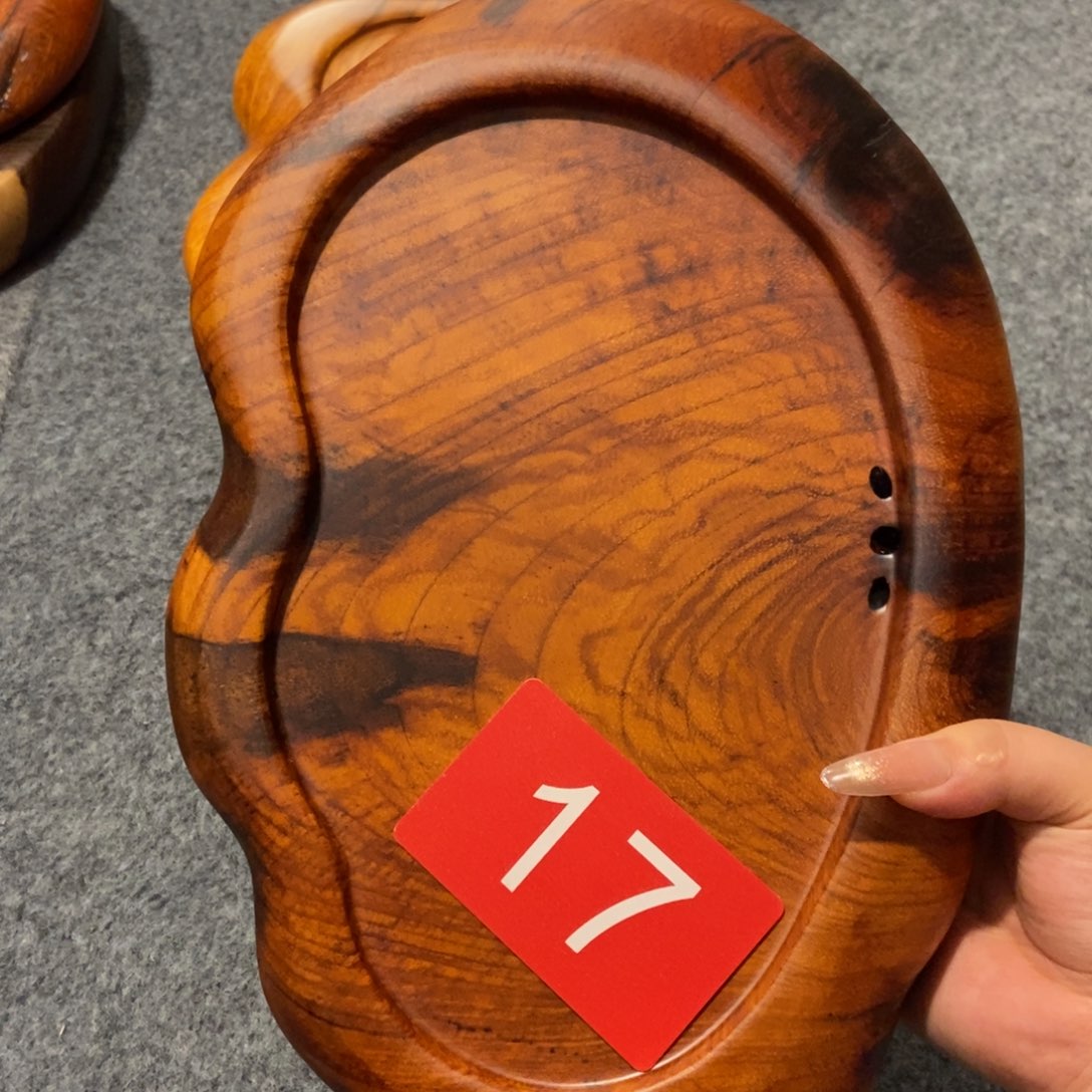 老挝花梨木茶盘33-22