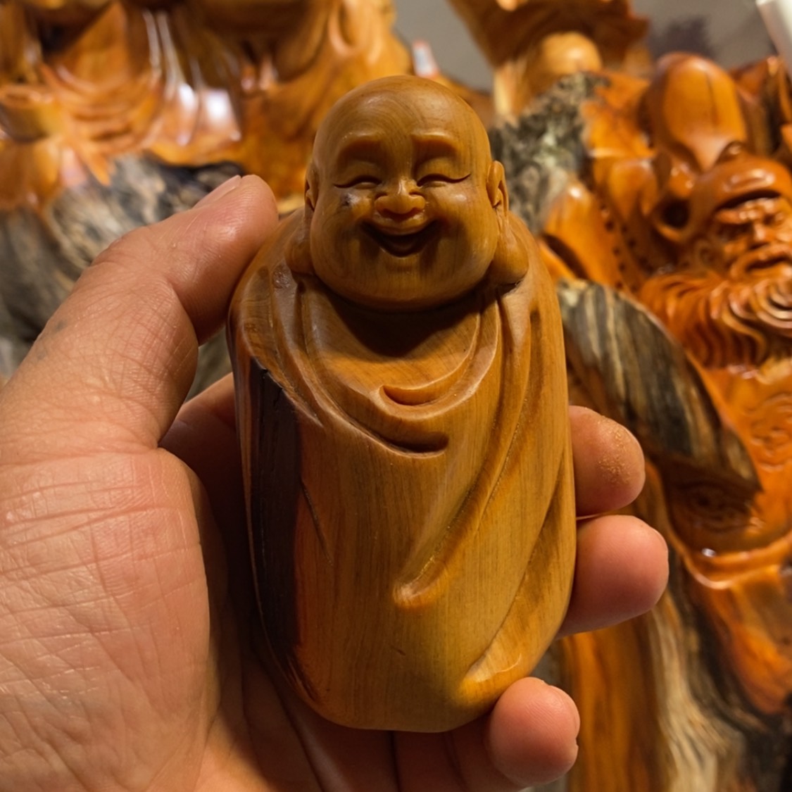 【闪购商品】柏木（崖柏）木雕工艺品摆件家居厂家直销手把件