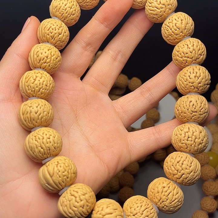 海***青桃核吊坠桃核手串