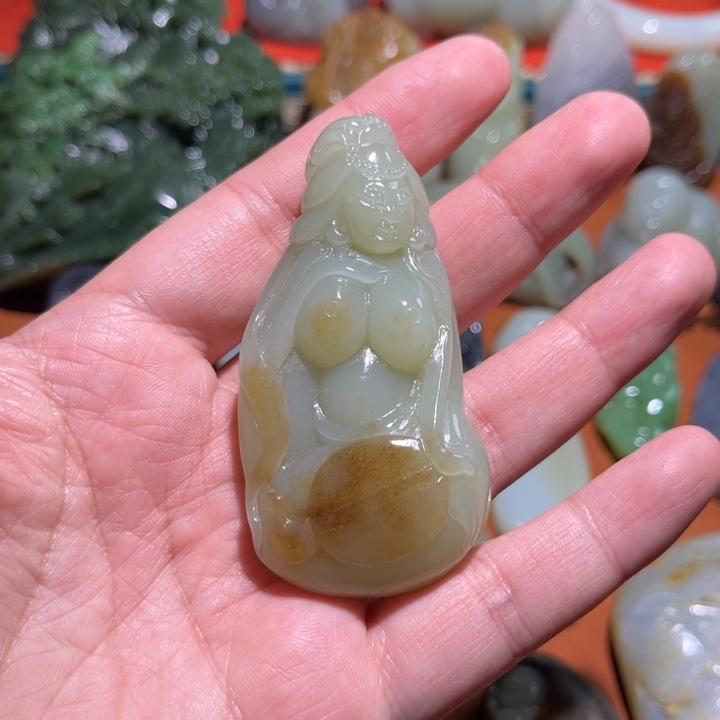 和田玉把件未镶嵌