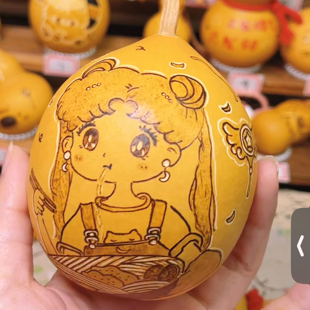 直播链接/勿拍手工雕刻，烙画，精品葫芦饰品文玩