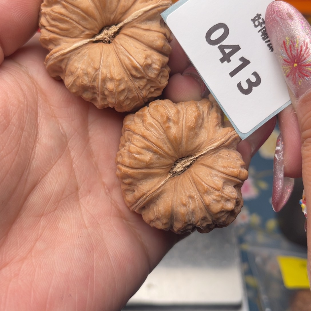文玩核桃把件南瓜墩42