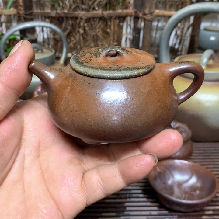 紫砂茶壶纯自然高温裸柴烧