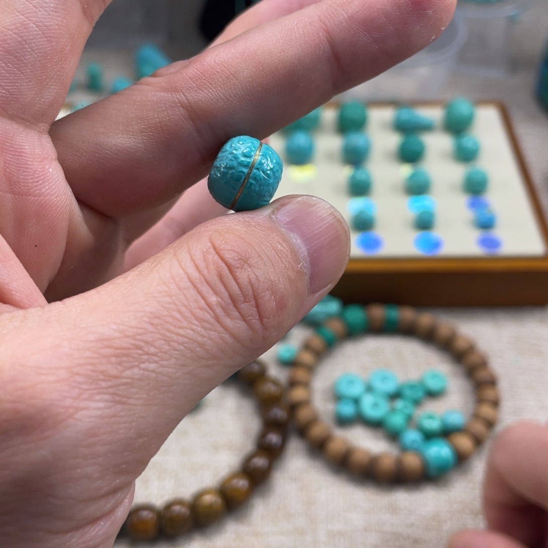 原生态湖北矿小配饰，直径12