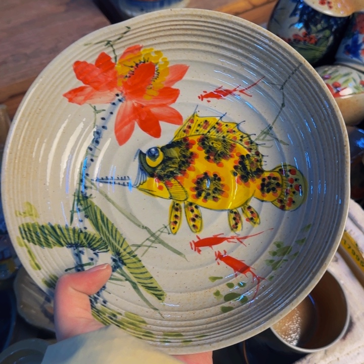 瓷片景德镇陶瓷手工手绘