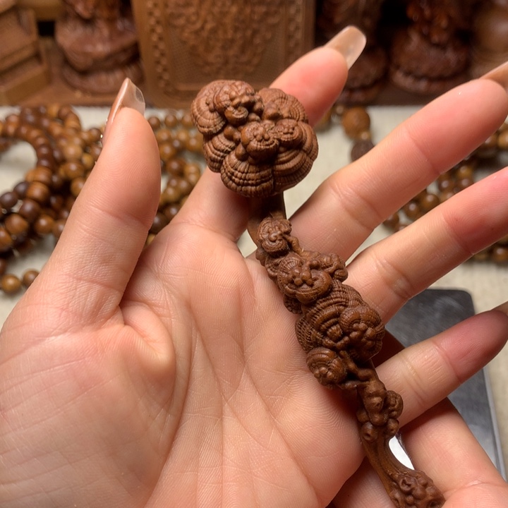 檀香木其他老山檀香手把件