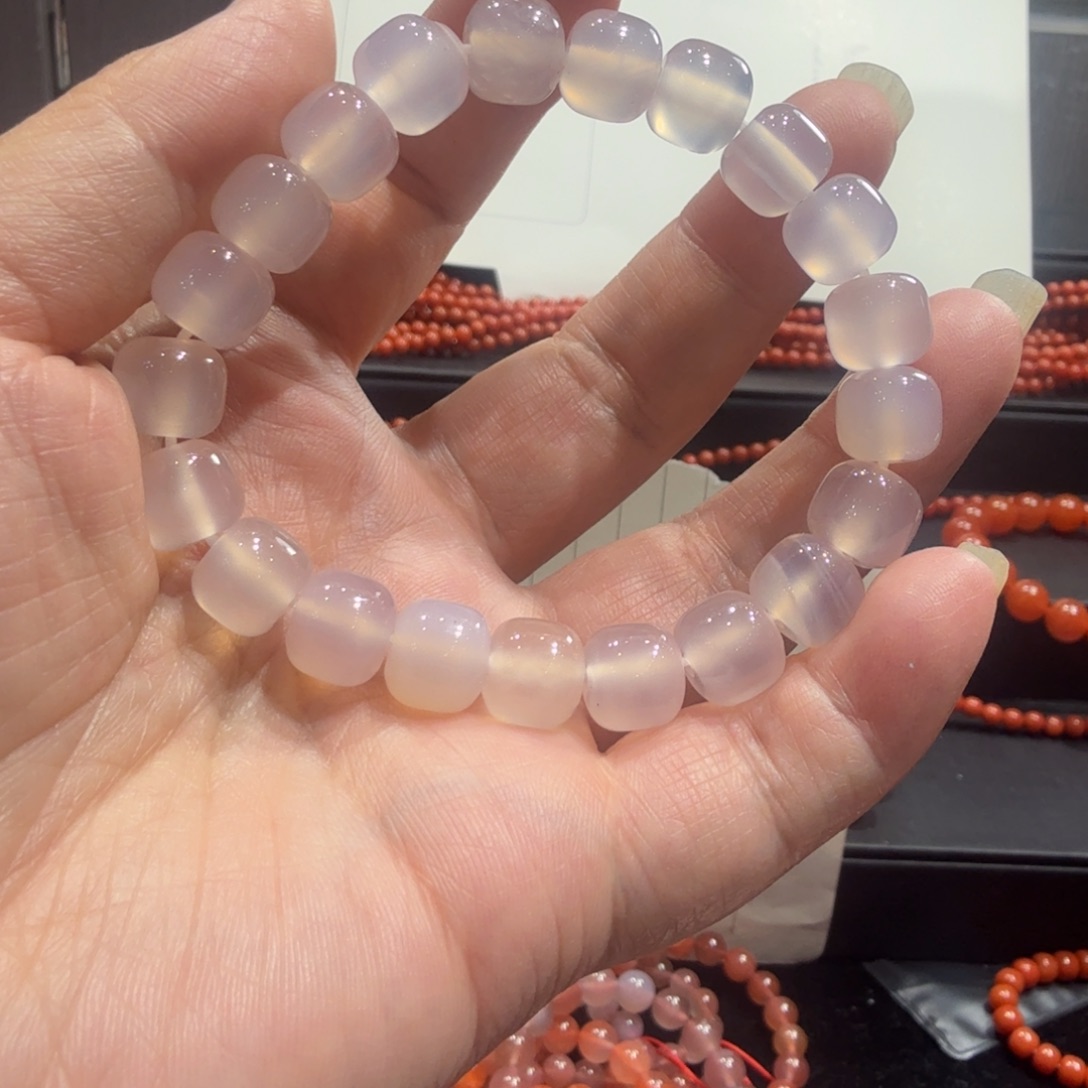 兜***糖玛瑙/玉髓未镶嵌手串
