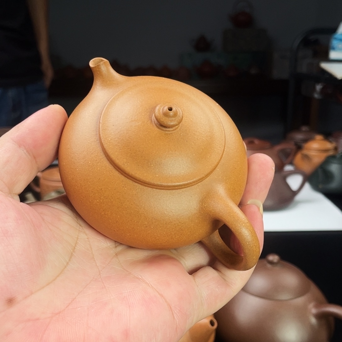 张***人茶壶紫砂宜兴紫砂壶半手工