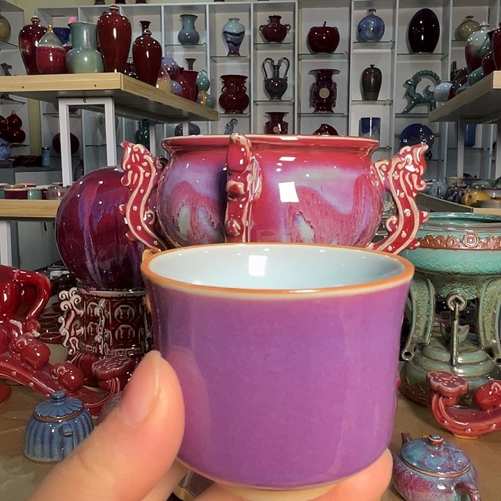 摆件钧瓷钧瓷茶具钧瓷茶具