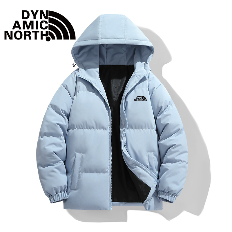 DYNAMIC NORTH/动感北面男士秋冬季加厚羽绒棉保暖连帽短款户外