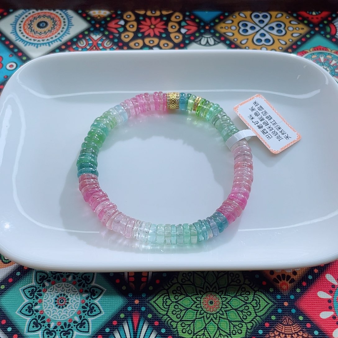 碧玺手链未镶嵌碧玺手链