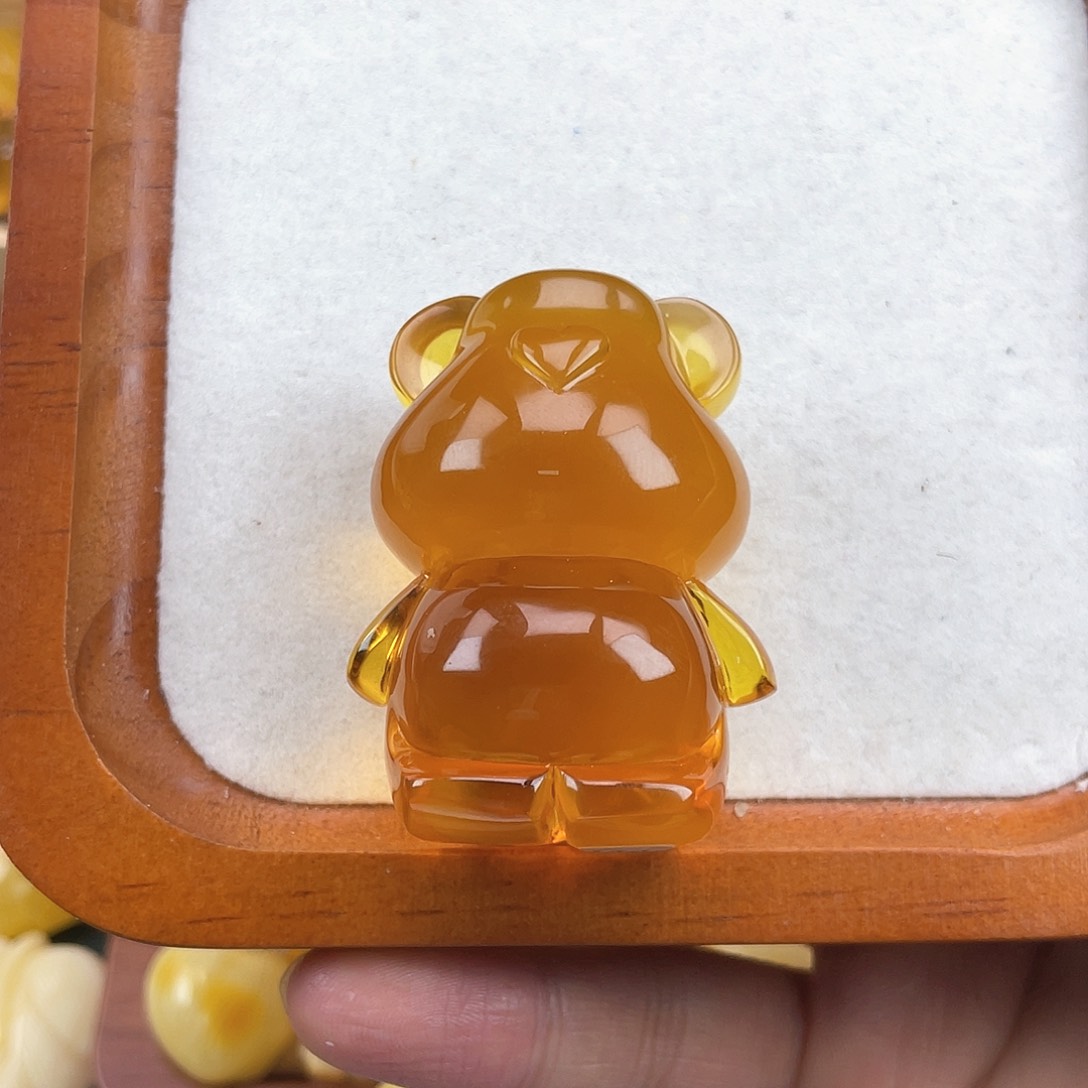 琥珀裸石未镶嵌9****酱蜜蜡