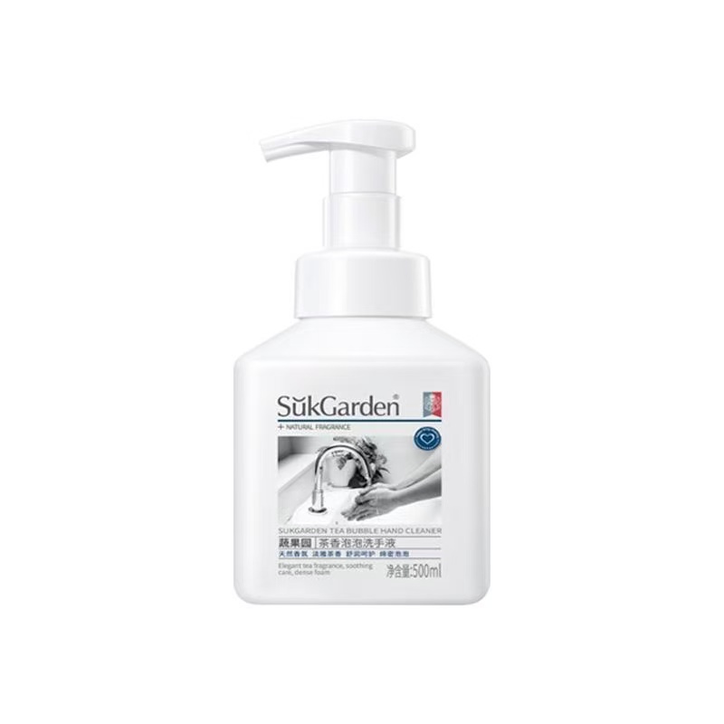 蔬果园茶香泡泡洗手液500ml*1瓶