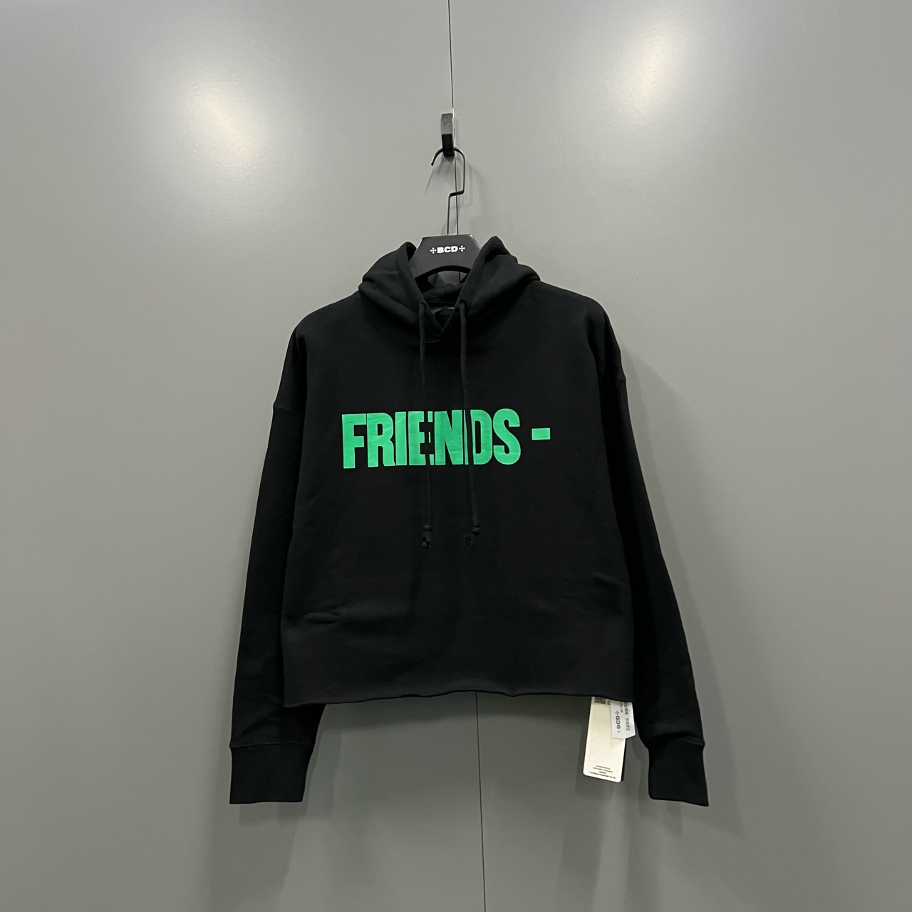 未使用 maje BC1214 VLONE 黑绿经典大logo帽衫 014336