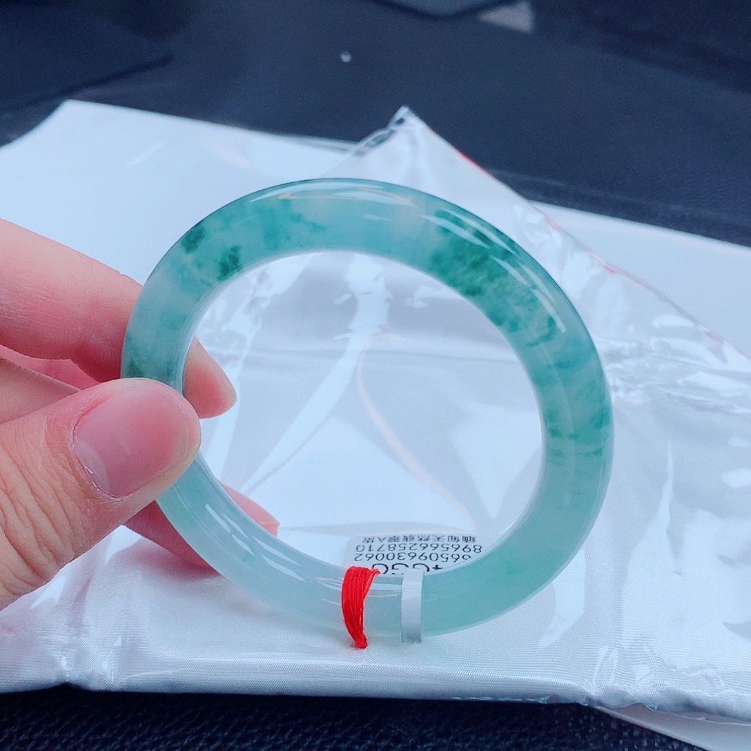 翡翠手镯未镶嵌天然缅甸翡翠A货手镯