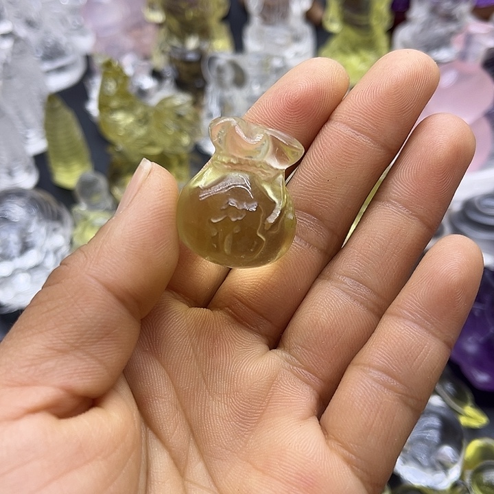 水晶摆件未镶嵌吊坠