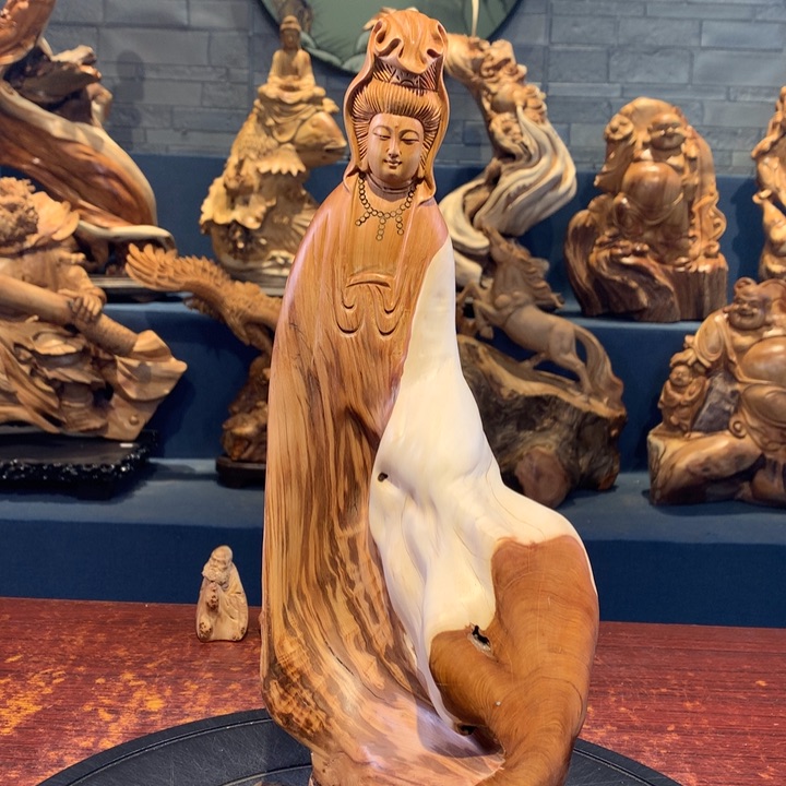 柏木（崖柏）根雕摆件