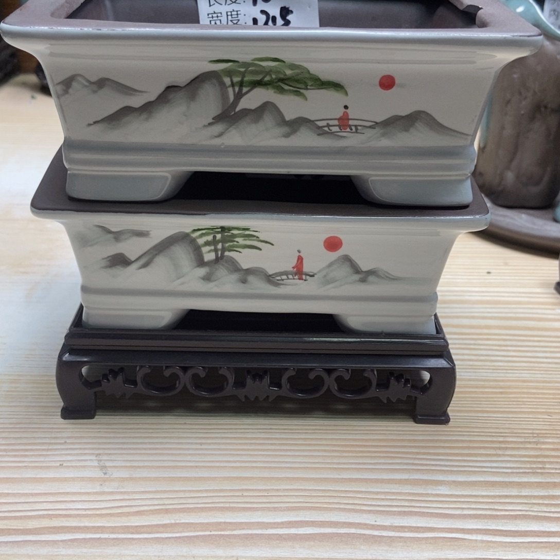 瓷片陶瓷花盆陶瓷艺术