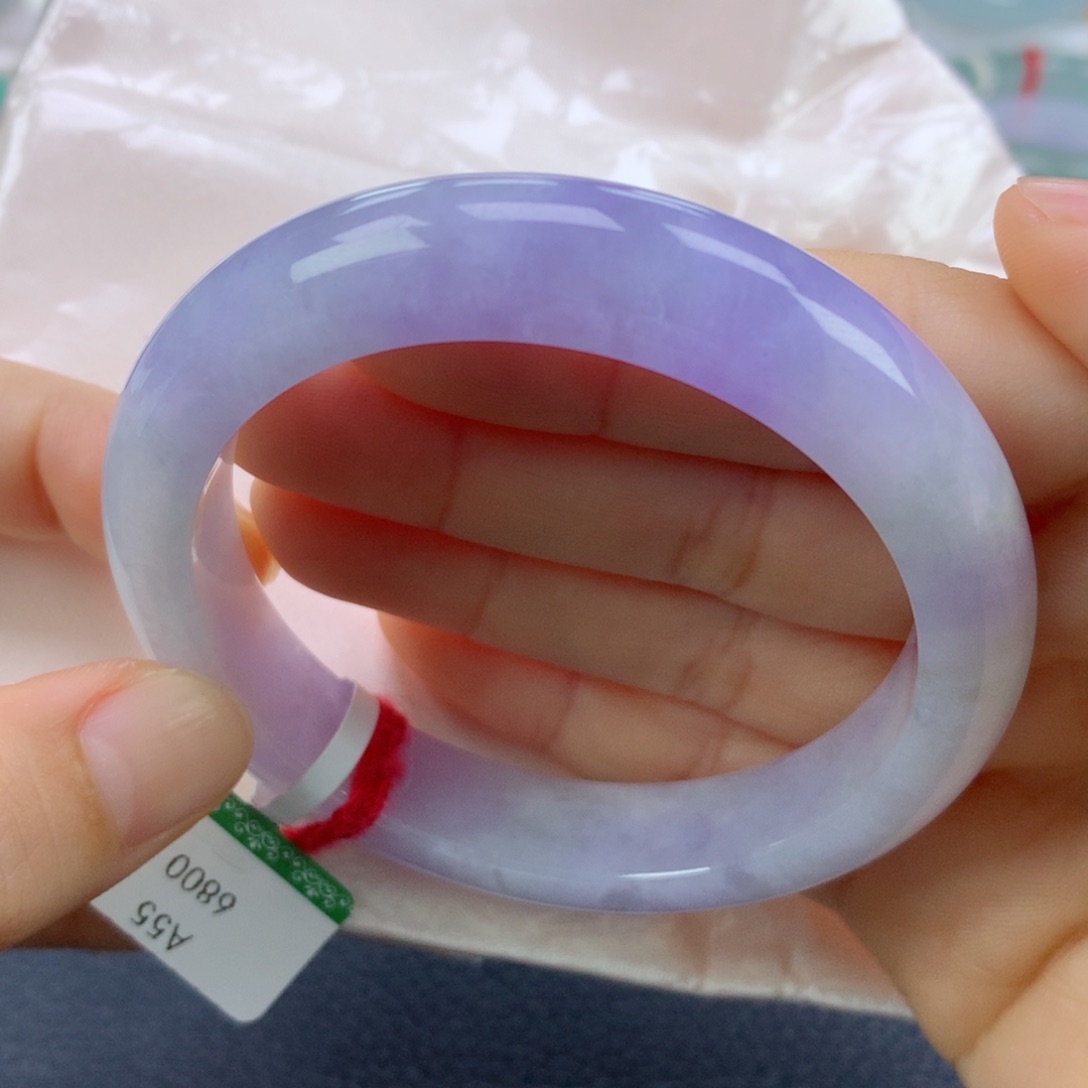 翡翠手镯未镶嵌55.5正