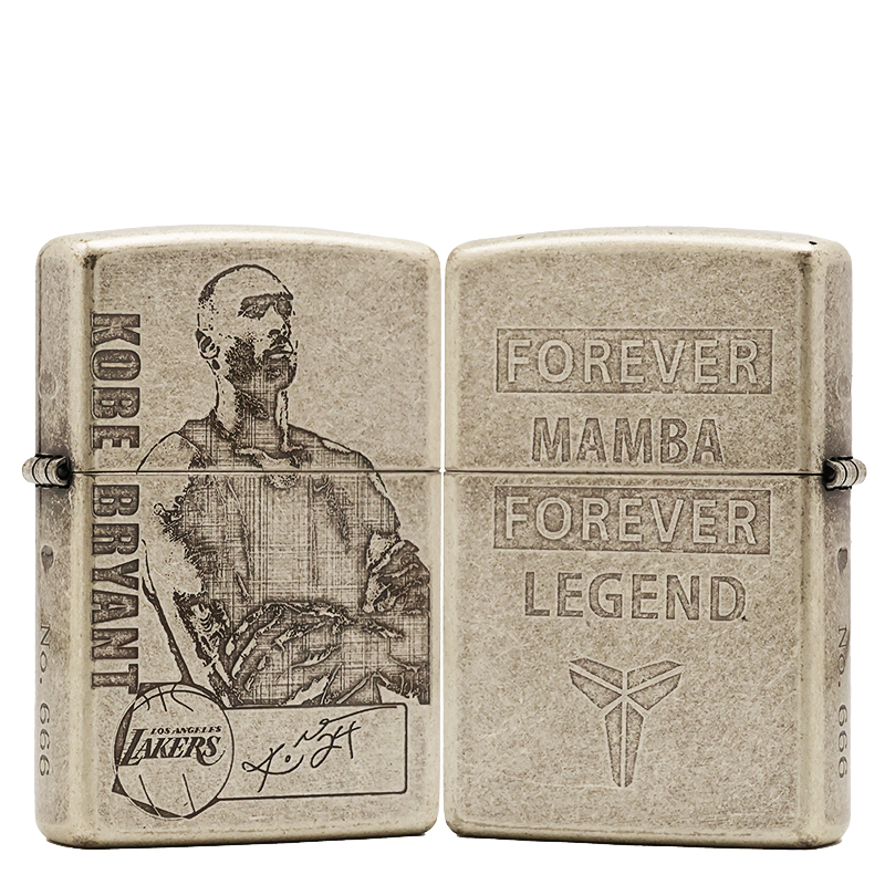 ZIPPO/之宝常规【科比签名】原装正品煤油防风打火机KF-DF