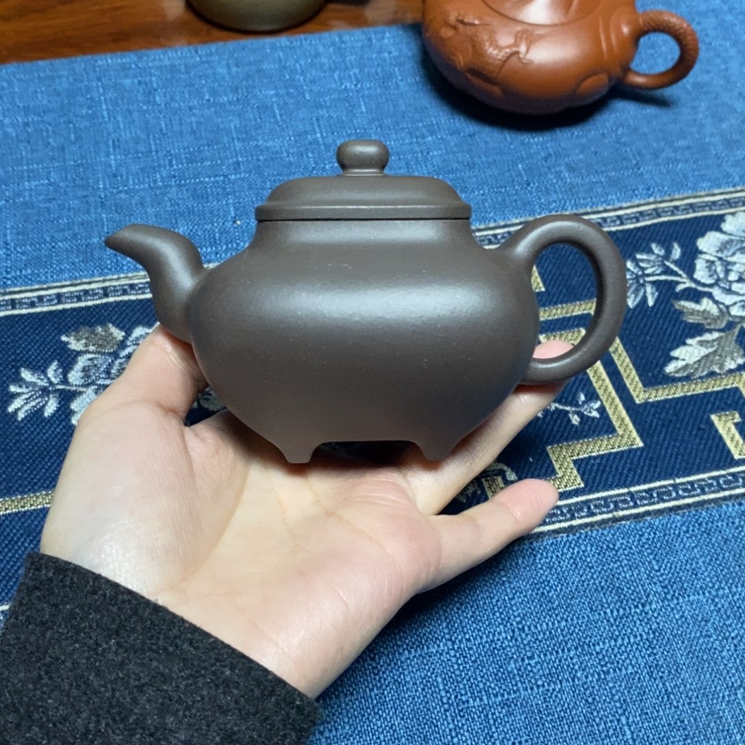 南***味紫砂茶壶160cc.        