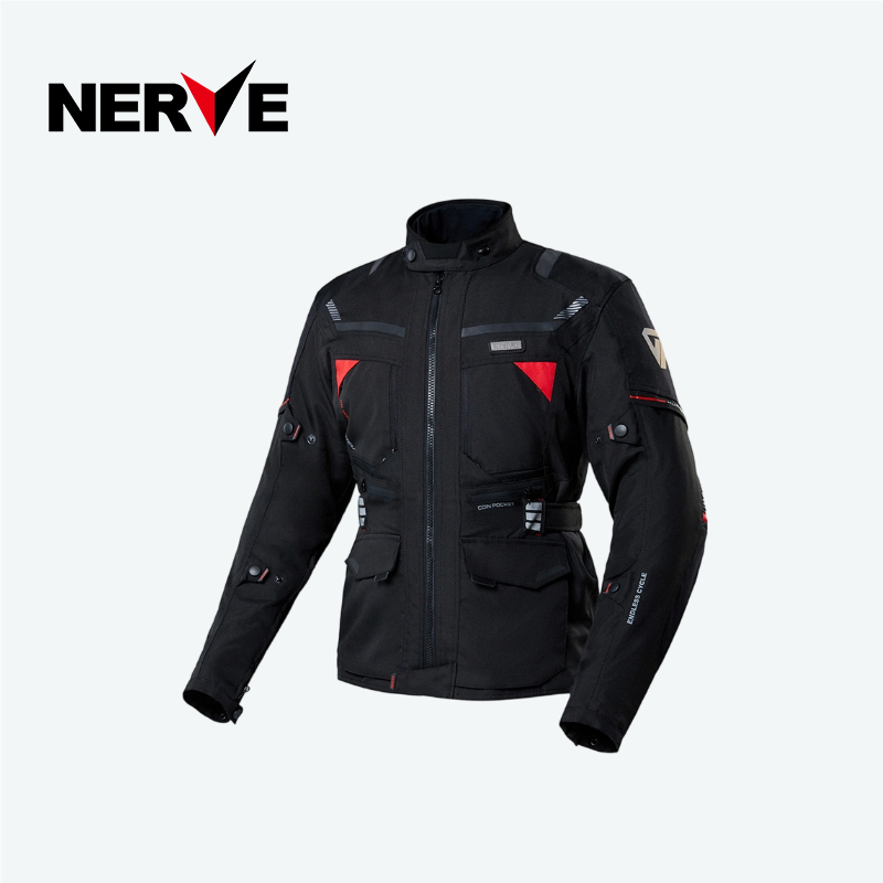 NERVE旗舰店涅夫飓风防风防雨骑行服保暖冬季重机车拉力服摩托车
