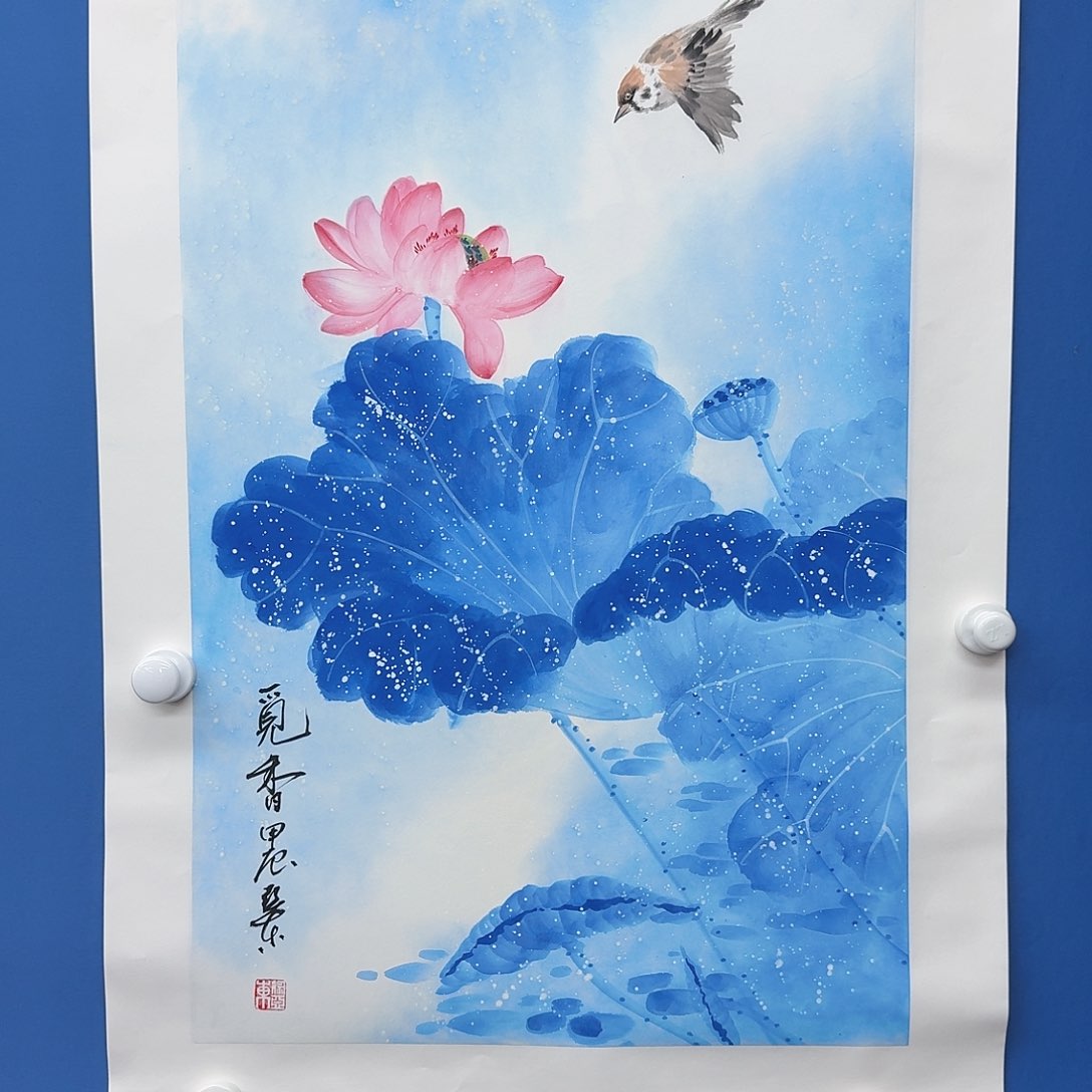 国画多次参加国内外大型