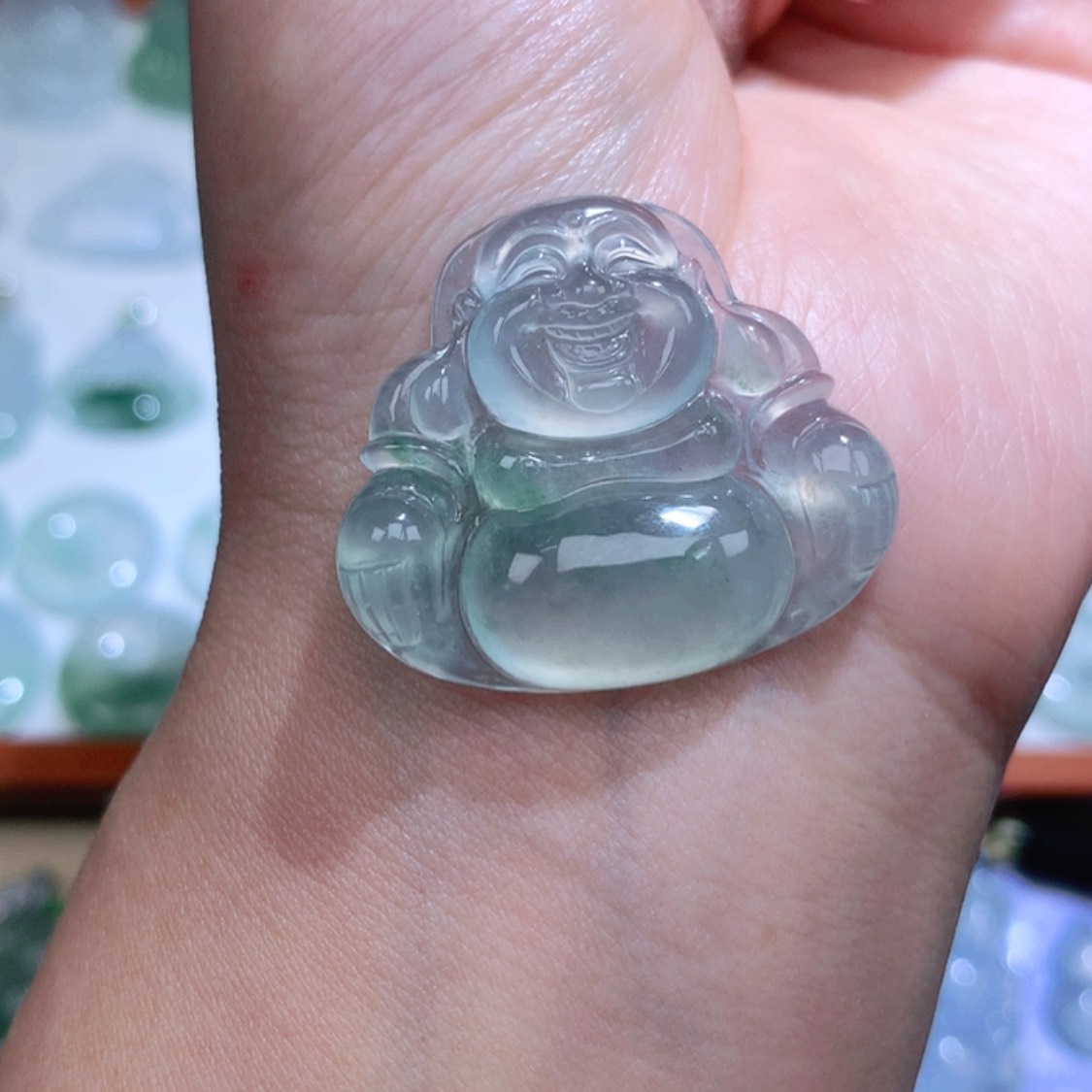 【闪购商品】翡翠颈饰未镶嵌佛公