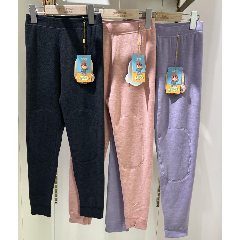 青少年保暖裤女孩加厚加绒蚕丝羊毛护膝学霸裤女童校服神器8053B