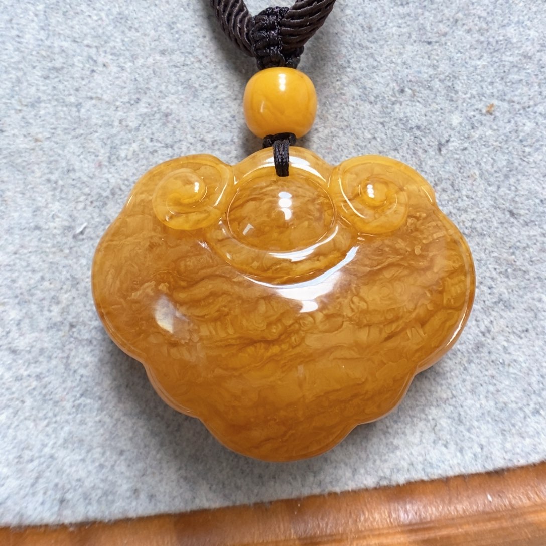 蜜蜡项链未镶嵌蜜蜡吊坠