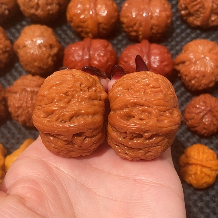 吊坠文玩核桃泥鳅背40肚42