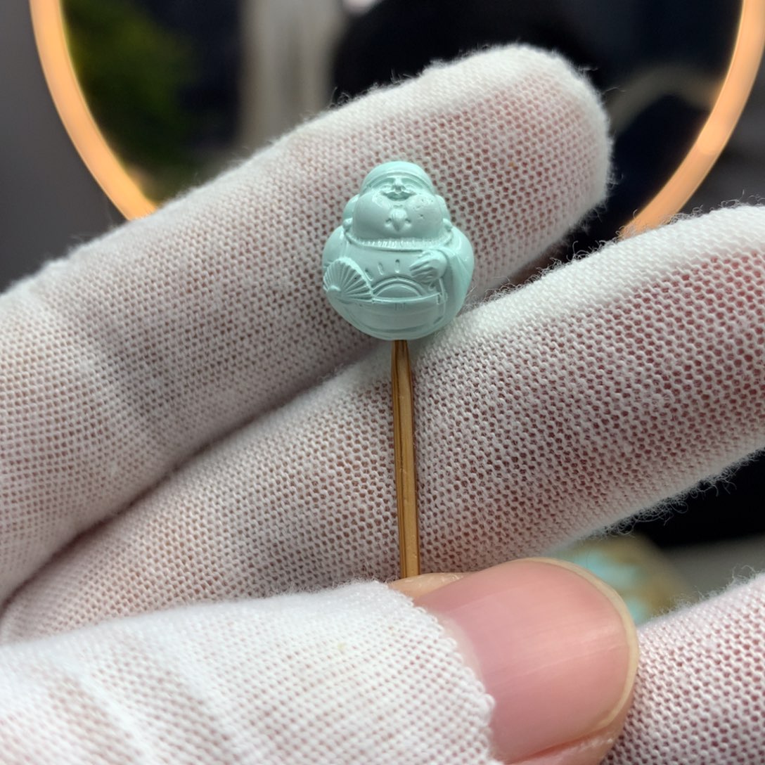 绿松石挂件未镶嵌