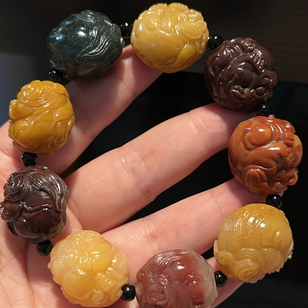 昌化精品多宝手链