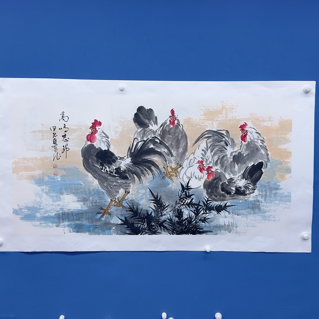 国画多次参加国内外大型