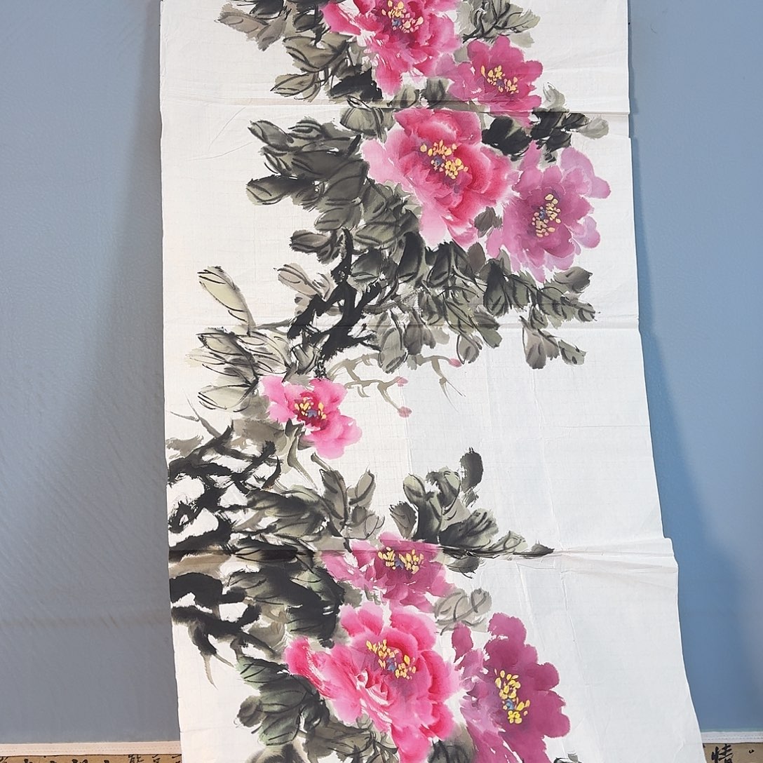 国画1248 牡丹一如您的脸颊