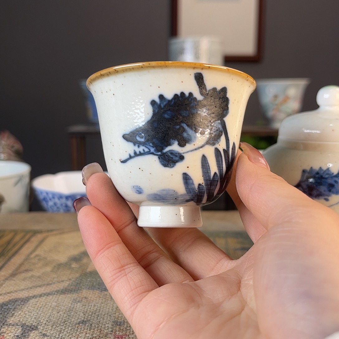 杯景德镇陶瓷茶杯多人