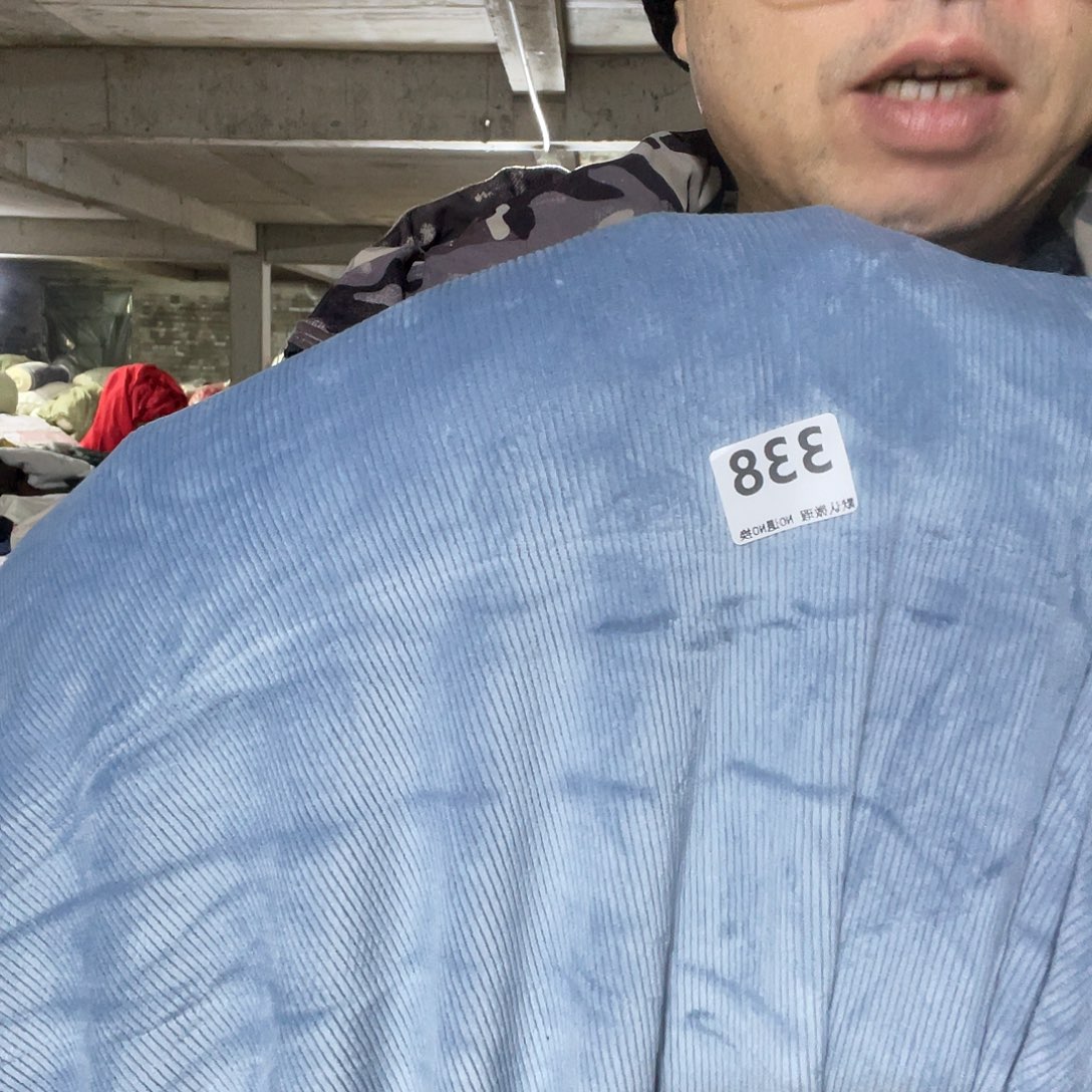 宽1.6米弹力欧棉绒复合银狐绒2米价338