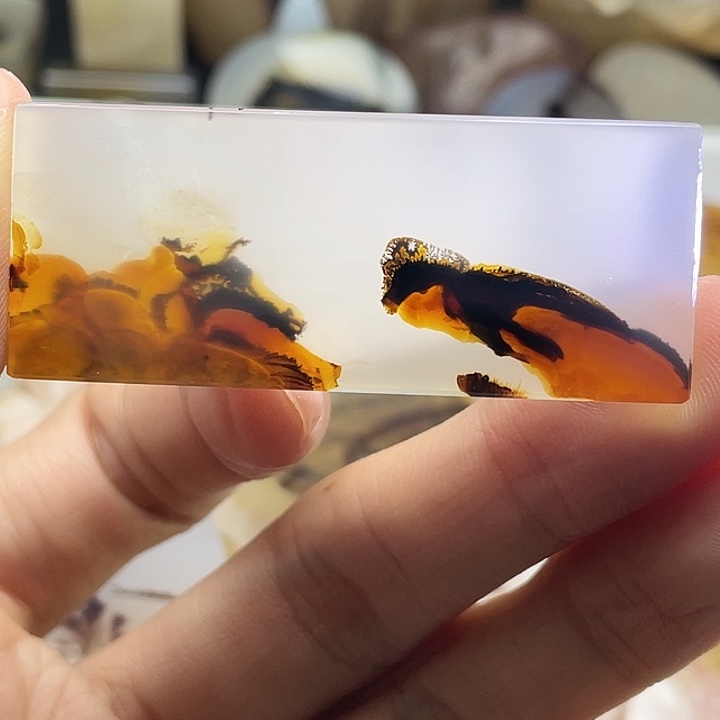 石***己玛瑙/玉髓合金颈饰