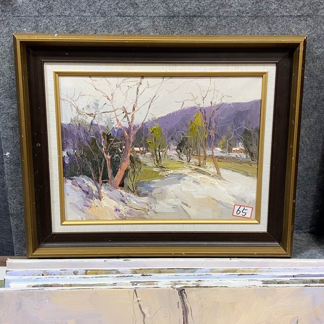 油画风景油画尺寸40/30