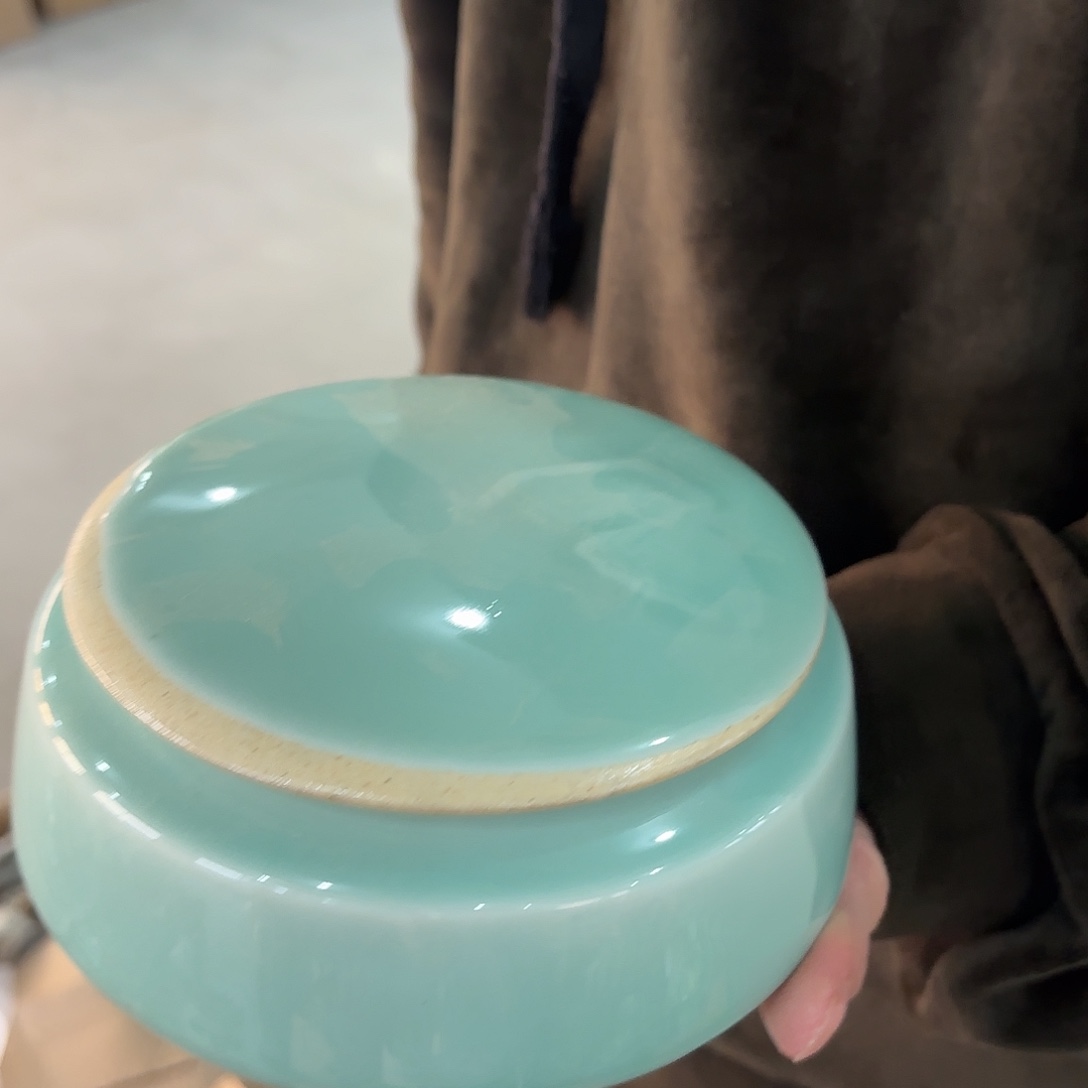 龙泉云间青瓷小米茶器
