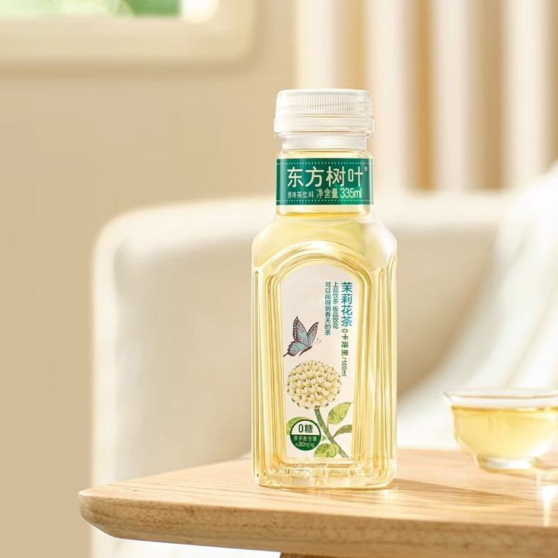 农夫山泉东方树叶茉莉花茶无糖茶饮料0卡路里 0糖饮料335ml瓶装