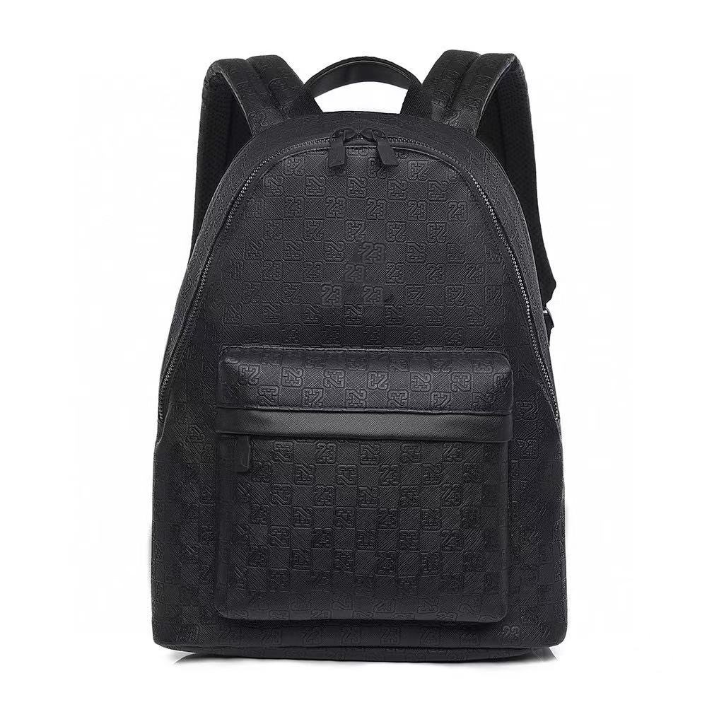 (皮质)双肩包男女运动户外百搭简约潮流韩版双肩背