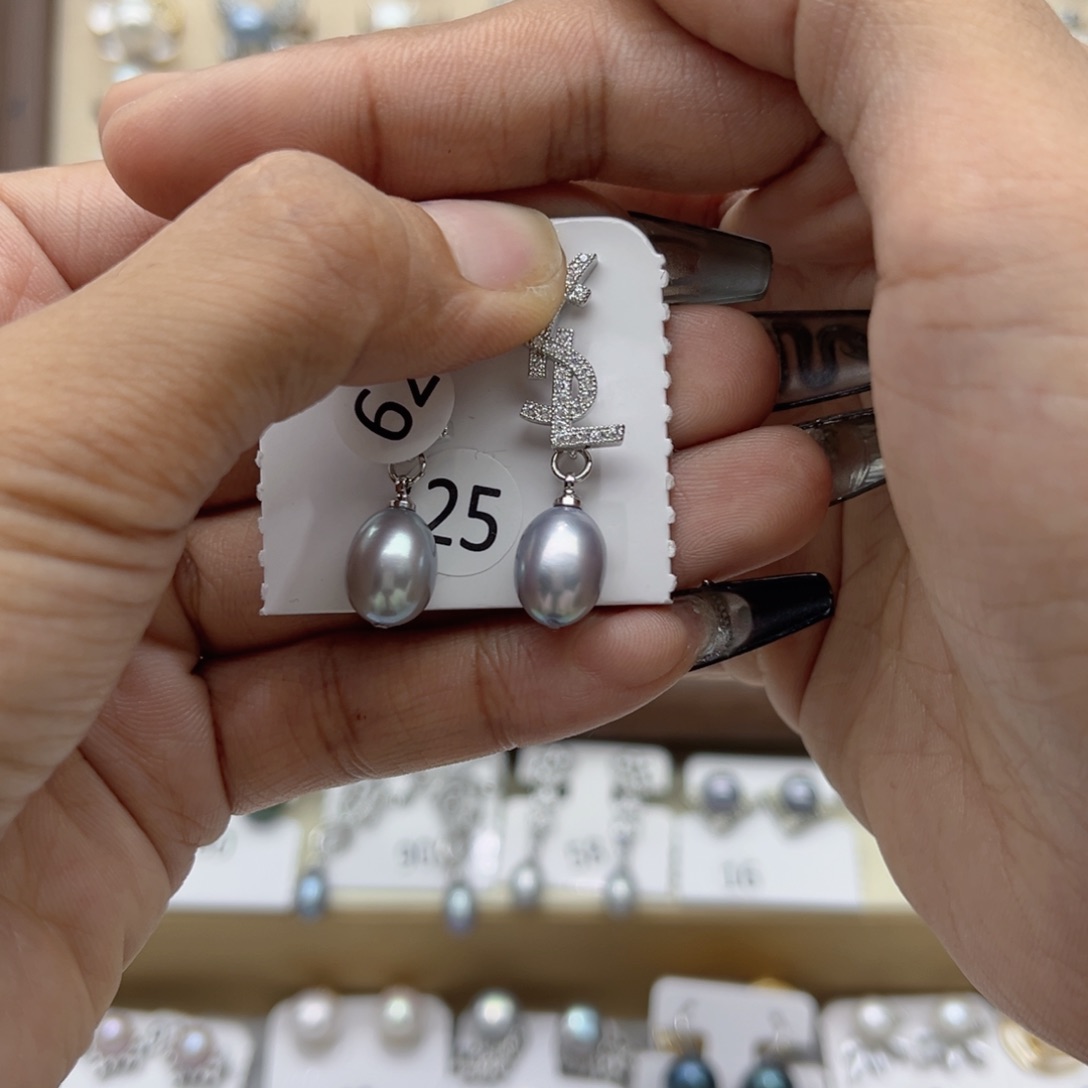 淡水珍珠戒指合金