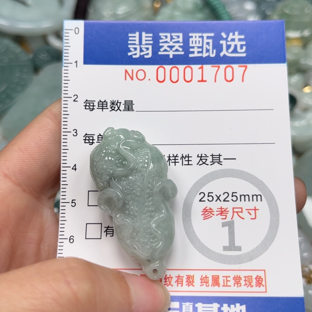 翡翠颈饰未镶嵌不含链1707