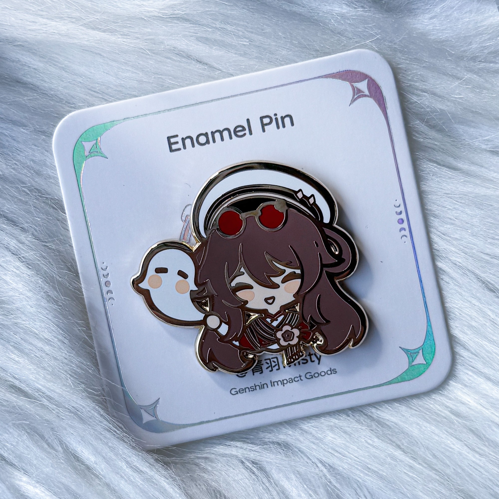 原神胡桃金属徽章同人周边(半身款/皮肤款)书包配饰生日礼物推荐