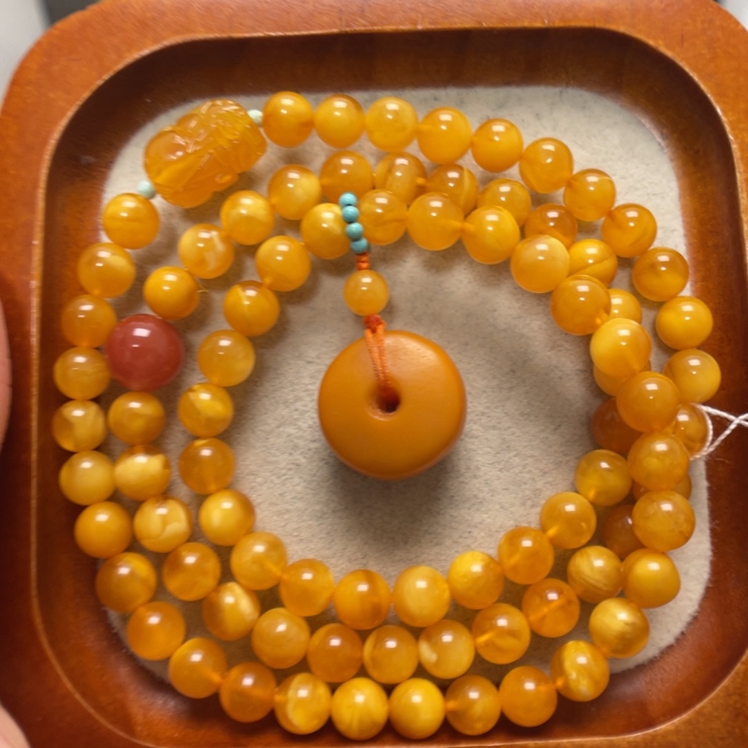 蜜蜡未镶嵌手串蜜蜡