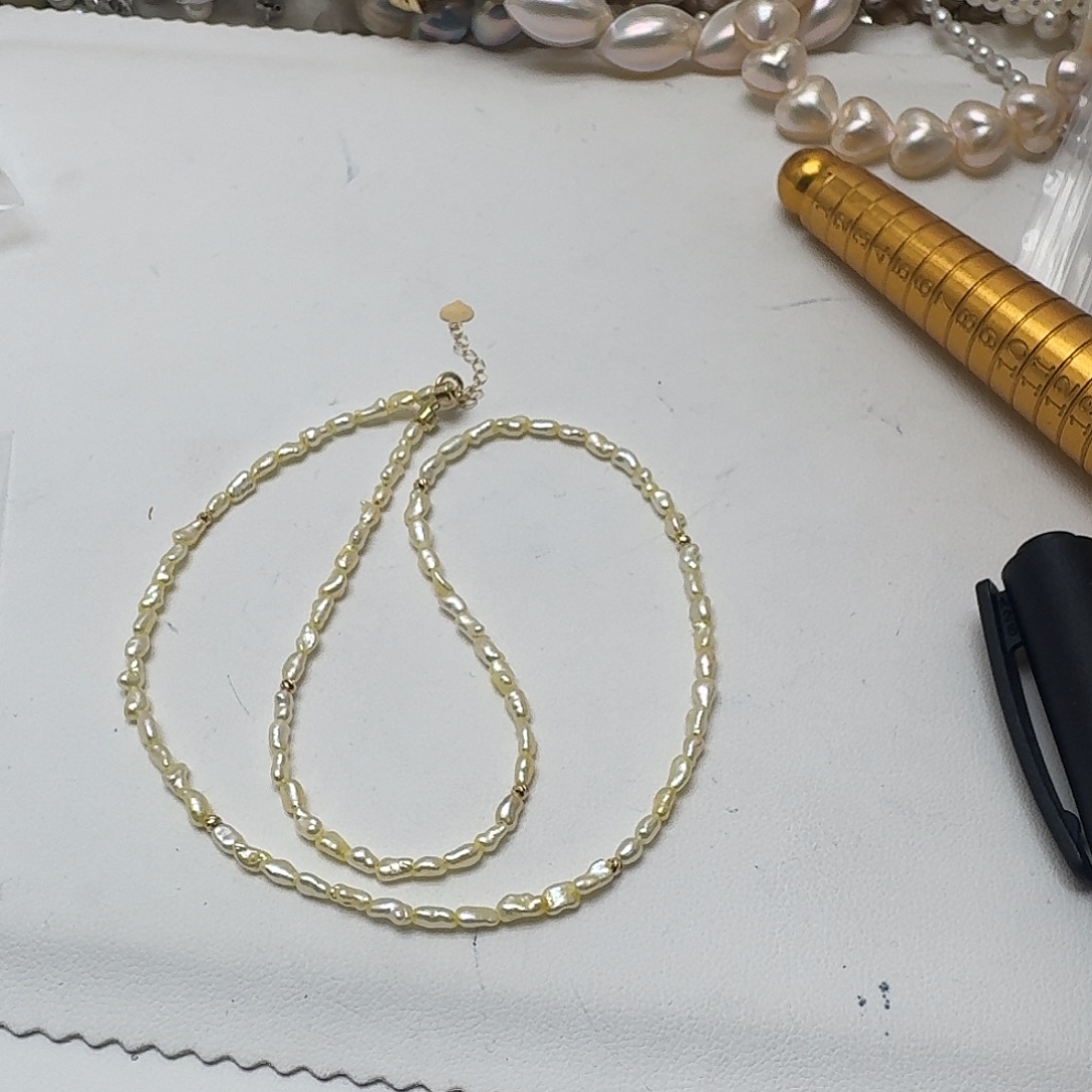 海水珍珠18K金镶嵌颈饰