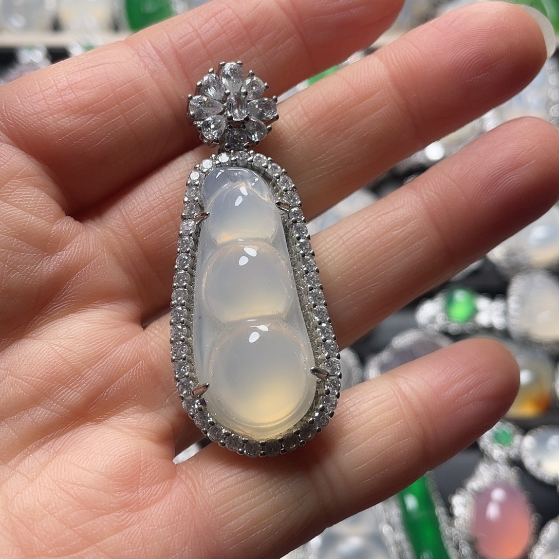 玛瑙/玉髓合金挂件